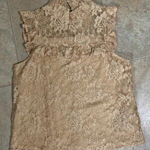 lace top  bleuh ceil